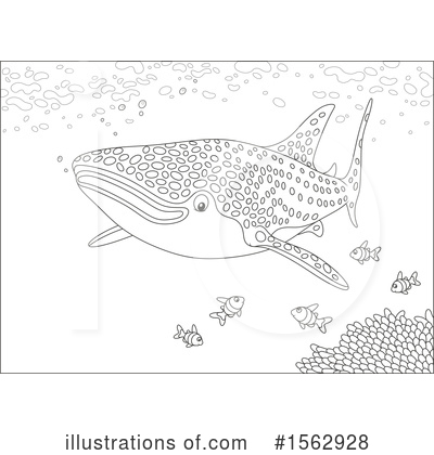 Royalty-Free (RF) Sea Life Clipart Illustration by Alex Bannykh - Stock Sample #1562928