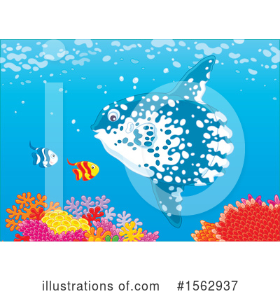 Royalty-Free (RF) Sea Life Clipart Illustration by Alex Bannykh - Stock Sample #1562937