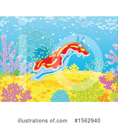 Sea Slug Clipart #1562940 by Alex Bannykh