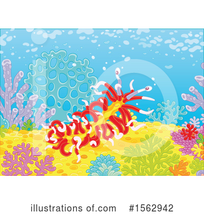 Royalty-Free (RF) Sea Life Clipart Illustration by Alex Bannykh - Stock Sample #1562942