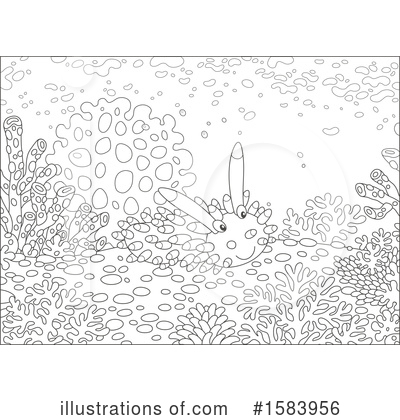 Sea Slug Clipart #1583956 by Alex Bannykh