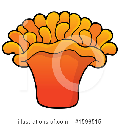 Sea Anemone Clipart #1596515 by visekart