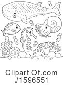 Sea Life Clipart #1596551 by visekart
