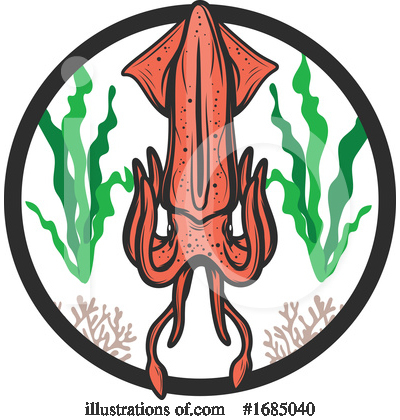 Royalty-Free (RF) Sea Life Clipart Illustration by Vector Tradition SM - Stock Sample #1685040