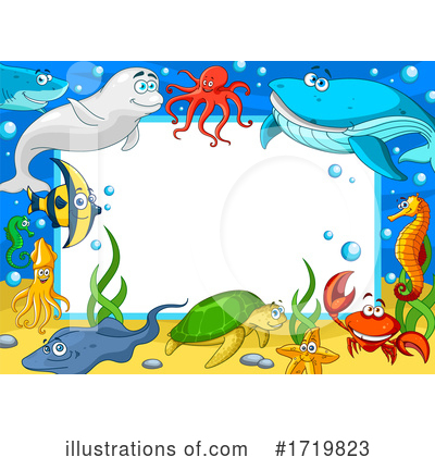 Royalty-Free (RF) Sea Life Clipart Illustration by Vector Tradition SM - Stock Sample #1719823
