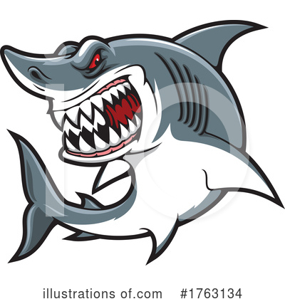 Sharks Clipart #1763134 by Vector Tradition SM