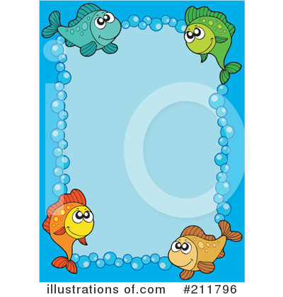 Royalty-Free (RF) Sea Life Clipart Illustration by visekart - Stock Sample #211796