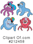 Sea Life Clipart #212458 by visekart
