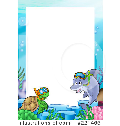 Royalty-Free (RF) Sea Life Clipart Illustration by visekart - Stock Sample #221465