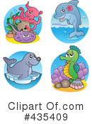 Sea Life Clipart #435409 by visekart