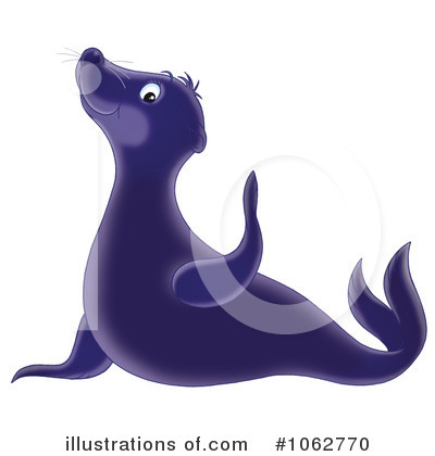Royalty-Free (RF) Sea Lion Clipart Illustration by Alex Bannykh - Stock Sample #1062770