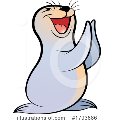 Sea Lions Clipart #1793886 by Lal Perera