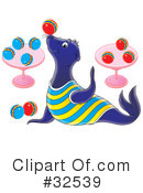 Sea Lion Clipart #32539 by Alex Bannykh