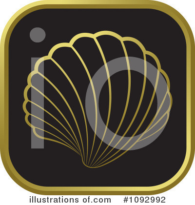 Royalty-Free (RF) Sea Shell Clipart Illustration by Lal Perera - Stock Sample #1092992