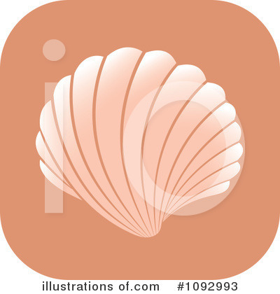 Royalty-Free (RF) Sea Shell Clipart Illustration by Lal Perera - Stock Sample #1092993