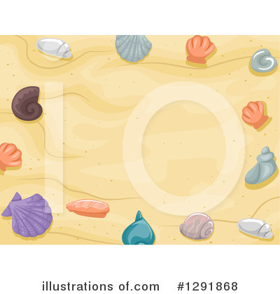 Royalty-Free (RF) Sea Shells Clipart Illustration by BNP Design Studio - Stock Sample #1291868