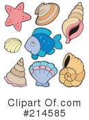 Sea Shells Clipart #214585 by visekart