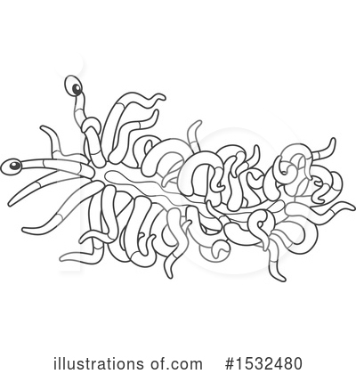 Royalty-Free (RF) Sea Slug Clipart Illustration by Alex Bannykh - Stock Sample #1532480