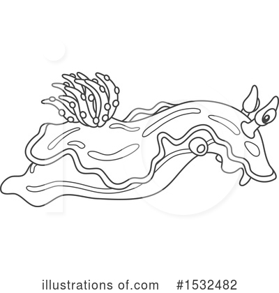 Royalty-Free (RF) Sea Slug Clipart Illustration by Alex Bannykh - Stock Sample #1532482