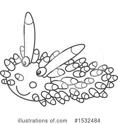 Royalty-Free (RF) Sea Slug Clipart Illustration by Alex Bannykh - Stock Sample #1532484