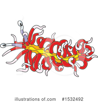 Royalty-Free (RF) Sea Slug Clipart Illustration by Alex Bannykh - Stock Sample #1532492