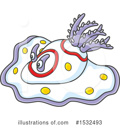 Royalty-Free (RF) Sea Slug Clipart Illustration by Alex Bannykh - Stock Sample #1532493
