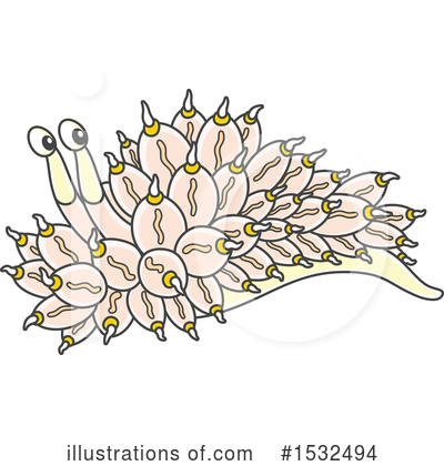 Royalty-Free (RF) Sea Slug Clipart Illustration by Alex Bannykh - Stock Sample #1532494