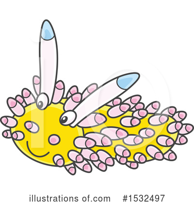Sea Slug Clipart #1532497 by Alex Bannykh