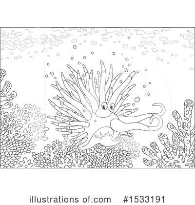 Sea Slug Clipart #1533191 by Alex Bannykh