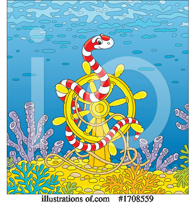 Royalty-Free (RF) Sea Snake Clipart Illustration by Alex Bannykh - Stock Sample #1708559