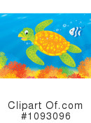 Sea Turtle Clipart #1093096 by Alex Bannykh