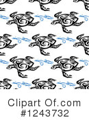 Sea Turtle Clipart #1243732 by Vector Tradition SM