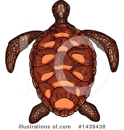 Royalty-Free (RF) Sea Turtle Clipart Illustration by Vector Tradition SM - Stock Sample #1439438