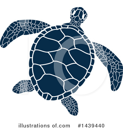 Sea Turtle Clipart #1439440 by Vector Tradition SM