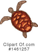 Sea Turtle Clipart #1461257 by Vector Tradition SM