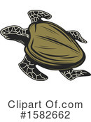 Sea Turtle Clipart #1582662 by Vector Tradition SM