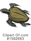Sea Turtle Clipart #1582663 by Vector Tradition SM