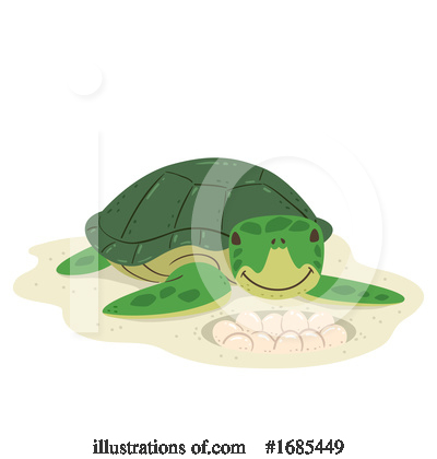 Sea Turtle Clipart #1685449 by BNP Design Studio