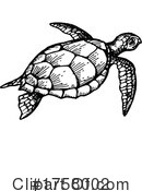 Sea Turtle Clipart #1758002 by Vector Tradition SM