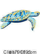 Sea Turtle Clipart #1791695 by patrimonio
