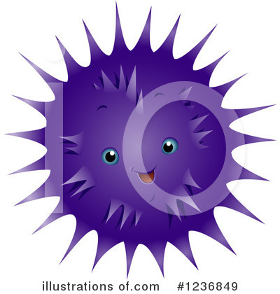 Sea Urchin Clipart #1236849 by BNP Design Studio