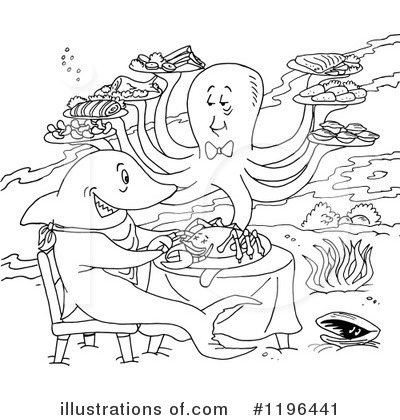 Dining Clipart #1196441 by LaffToon