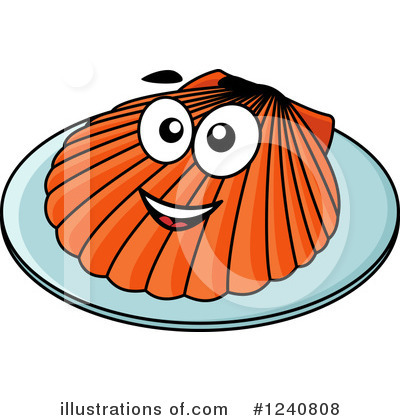 Shellfish Clipart #1240808 by Vector Tradition SM