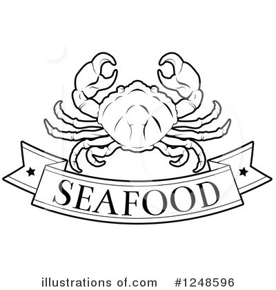 Royalty-Free (RF) Seafood Clipart Illustration by AtStockIllustration - Stock Sample #1248596