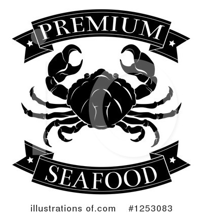 Royalty-Free (RF) Seafood Clipart Illustration by AtStockIllustration - Stock Sample #1253083