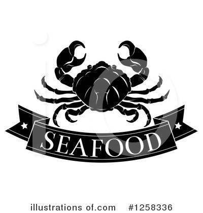 Royalty-Free (RF) Seafood Clipart Illustration by AtStockIllustration - Stock Sample #1258336