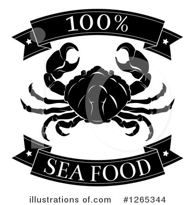 Royalty-Free (RF) Seafood Clipart Illustration by AtStockIllustration - Stock Sample #1265344