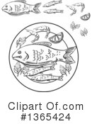 Seafood Clipart #1365424 by Vector Tradition SM