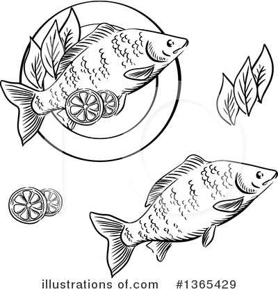 Royalty-Free (RF) Seafood Clipart Illustration by Vector Tradition SM - Stock Sample #1365429