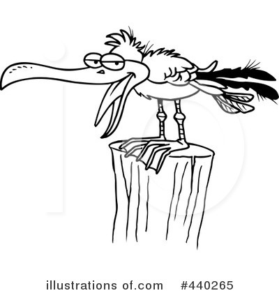 Royalty-Free (RF) Seagull Clipart Illustration by toonaday - Stock Sample #440265